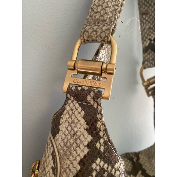 Calvin Klein Snakeskin Print Bag - Picture 8 of 9
